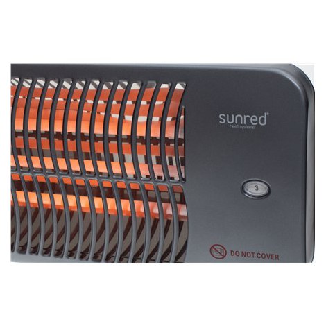 SUNRED | Heater | LUG-2000W, Lugo Quartz Wall | Infrared | 2000 W | Number of power levels | Suitable for rooms up to m² | Grey - 4